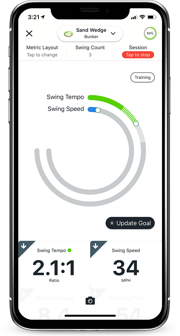 Blast Motion Golf App metrics to improve golf swing, putting and short game